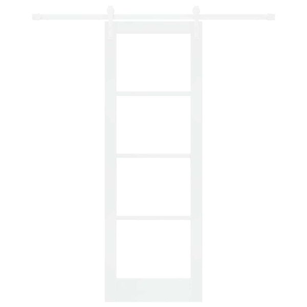 vidaXL Slīdo&scaron;ās durvis ORKDAL Balts 73,5 x 211 cm