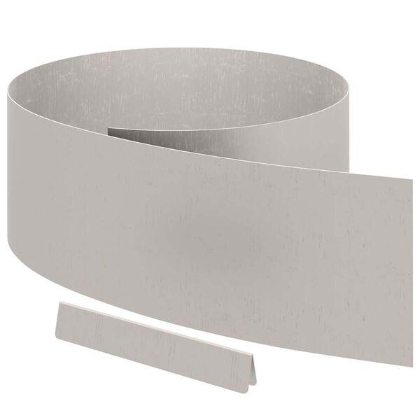 vidaXL Zāliena Apmale Rūsa 450 x 0.05 x 15 cm Novecināts tērauds