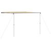 vidaXL kempera un treilera nojume, 3x3x2,15 m, bē&scaron;a