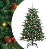 vidaXL Mākslīgā Ziemassvētku eglīte su 150 LED ar statīvu Zaļa 150 cm