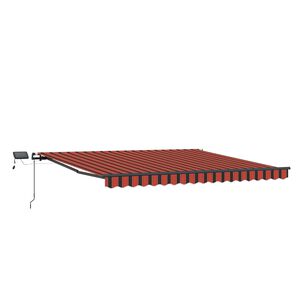 vidaXL Nolokāms markīze oranža un brūna 450 &times; 300 cm