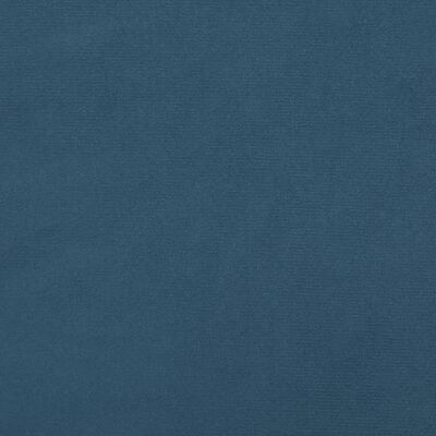 vidaXL kabatu atsperu matracis, tumši zils, 90x190x20 cm, samts