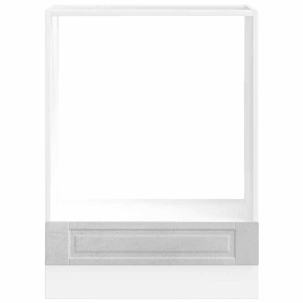 vidaXL cepe&scaron;krāsns skapītis, Porto, betona pelēks, inženierijas koks