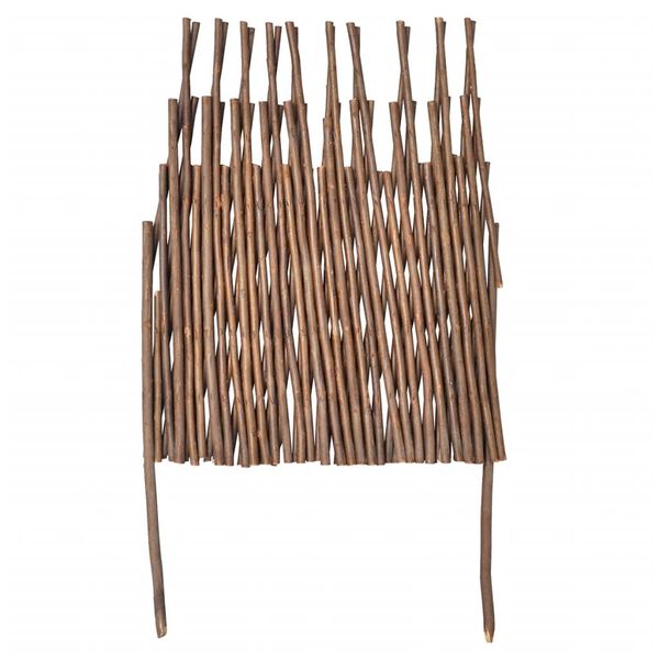 vidaXL vītolu režģa žogs, 5 gab., 170x37 cm