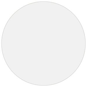 vidaXL galda aizsargsegums, matēts, &Oslash;60 cm, 1,6 mm, PVC