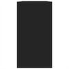 vidaXL izlietnes skapītis, melns, 63x29x55 cm, inženierijas koks