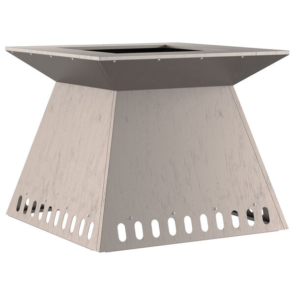 vidaXL Uguns bedre Brūna 60 x 60 x 50 cm Novecināts tērauds