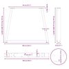 vidaXL ēdamgalda kājas, 3 gab., V-veida, melnas, 100x(72-73,3) cm, tērauds