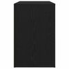 vidaXL Galds Melns ozolkoks 100 x 49 x 74 cm Inženierijas koks