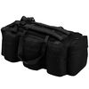 vidaXL soma, armijas stils, 45 L, melna
