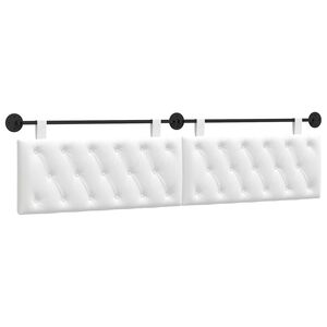 vidaXL Karājo&scaron;s galvgalis Balts 210 x 55 x 7 cm audums