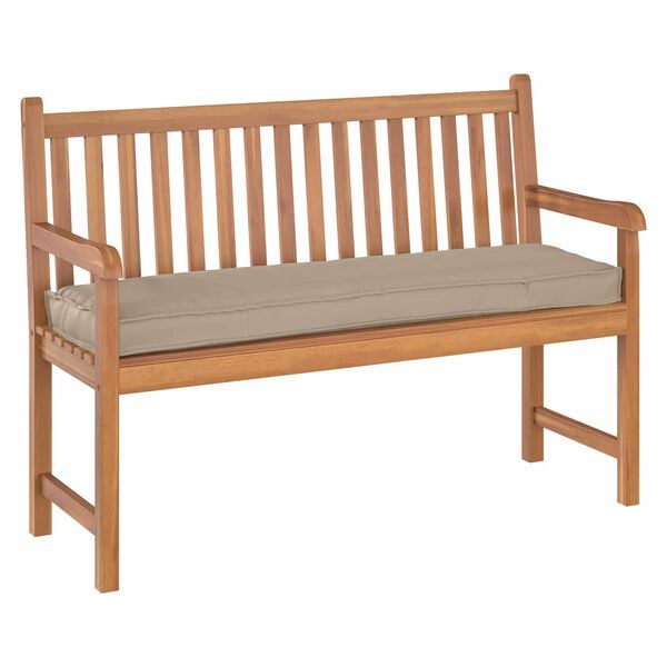 vidaXL Spilvens Pelēkbrūna 140 x 40 x 8 cm Oksforda audums