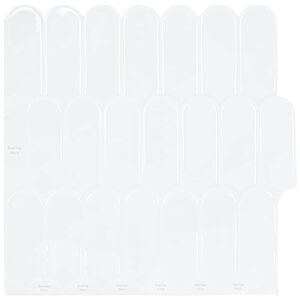 vidaXL Pūka flīze 20 gab. Balts 30 x 30 cm Poliuretāns un PET