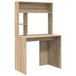 vidaXL Galds Sonoma ozols 91 x 50 x 149 cm Inženierijas koks