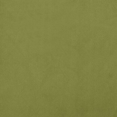 vidaXL kājsoliņš, 60x60x36 cm, gaiši zaļš samts