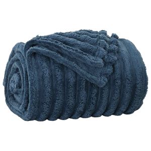 vidaXL Mest segu Tums zils 150 x 130 cm 0.45 kg Flīss