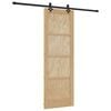 vidaXL Slīdo&scaron;ās durvis ORKDAL 73,5 x 211 cm Priedes masīvkoks Dabiska