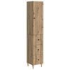 vidaXL Skapju komplekts 2 pcs 33 x 34,5 x 90 cm Inženierijas koks