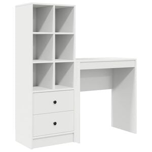 vidaXL Galds Balts 115,5 x 40 x 127 cm 2 gab.