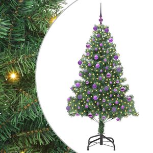 vidaXL Ziemassvētku eglīte Zaļa 180 cm PVC