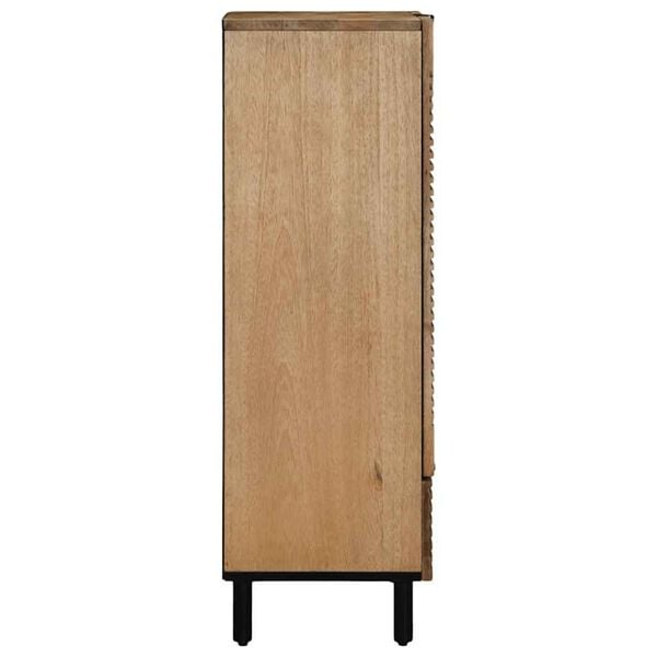 vidaXL Highboard Brown 60x33x100 cm Masīvkoka Mango