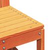 vidaXL 3-daļīgs dārza atpūtas mēbeļu komplekts, brūns priedes koks
