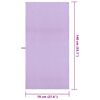 vidaXL Sporta dvieļi 2 pcs Violeta 140 x 70 cm Poliesters un poliamīds