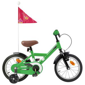 vidaXL Bērnu Velosipēds 12 Collas no 2-4 gadiem Zaļa
