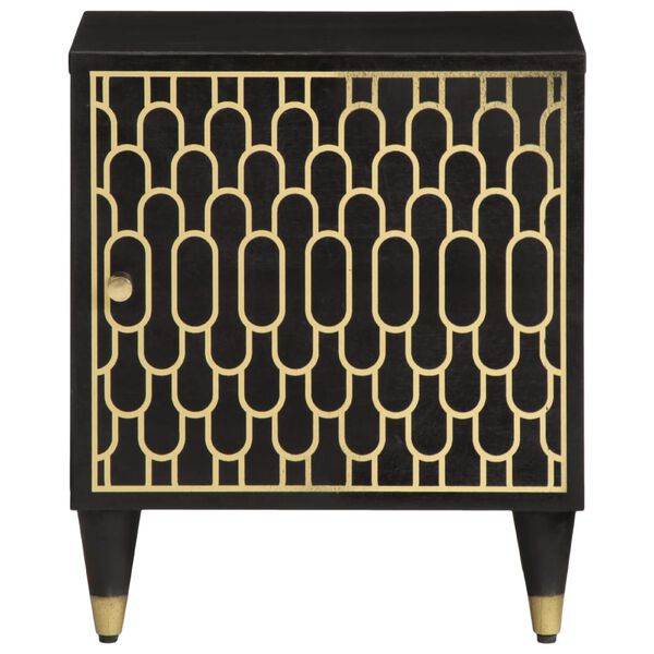 vidaXL naktsskapī&scaron;i, 2 gab., 40x33x46 cm, mango masīvkoks