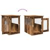 vidaXL Suņu kastes mēbeles Old Wood 45x62x59 cm Engineered Wood