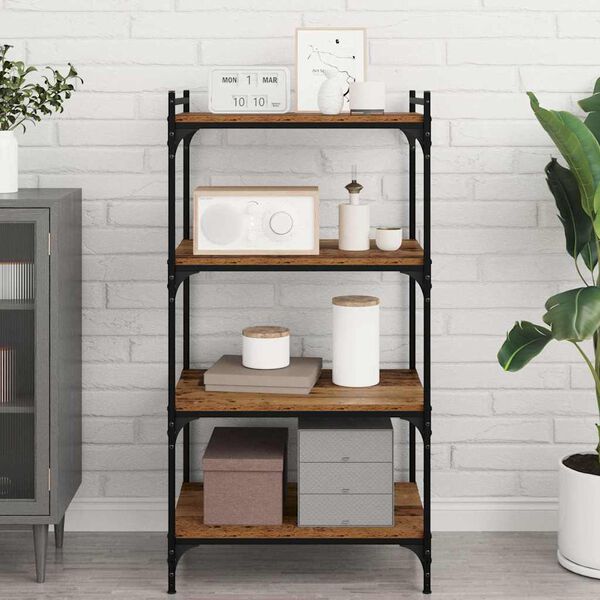 vidaXL Grāmatplaukta Paneļa 4 pcs Brūna 60 x 40 x 1,5 cm