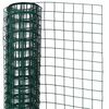 Nature sieta žogs, kvadrāta, 1x5 m, 25 mm, tērauds ar plastmasu, zaļ&scaron;