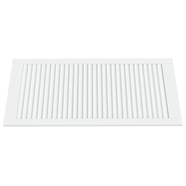 vidaXL skapja durvis, žalūziju dizains, 99,3x49,4 cm, priede