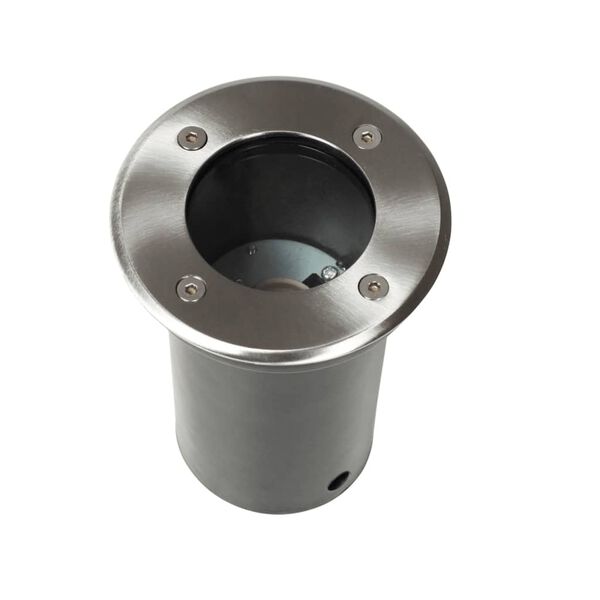 vidaXL dārza lampas, 12 gab., iebūvējamas zemē, apaļas