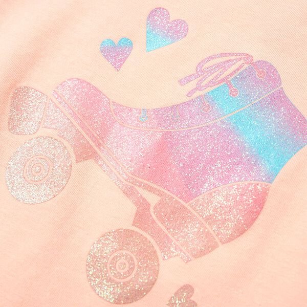 Bērnu T-krekls, gaiši oranžs, 92