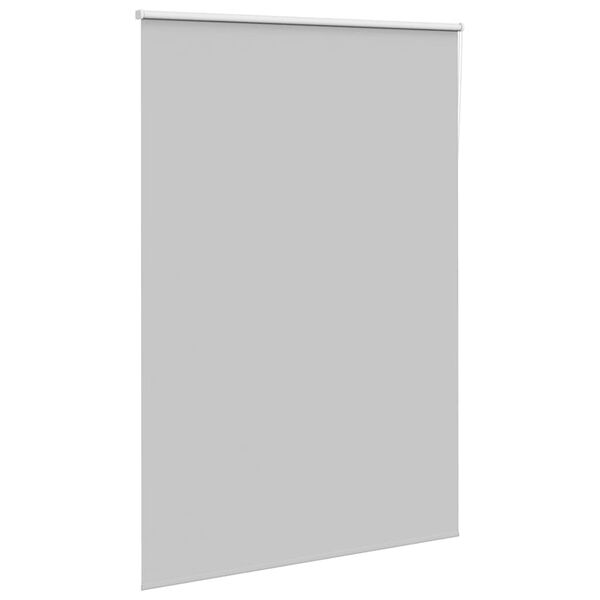 vidaXL Rullo žalūzija gai&scaron;i pelēks 150x230 cm auduma platums 146,6 cm