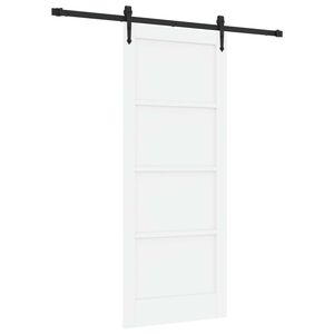 vidaXL Slīdo&scaron;ās durvis ORKDAL 83 x 202 cm Priedes masīvkoks
