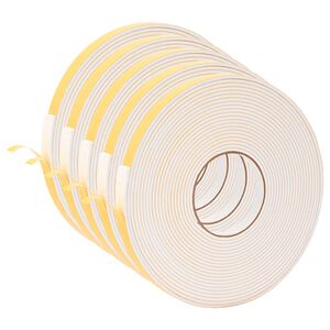 vidaXL Pa&scaron;līpo&scaron;a putas lente 5 gab. Balts 10mm x 10m CR putuplasts