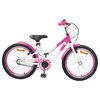vidaXL Bērnu Velosipēds 20 Collas 6-11 gadu vecumam Rozā