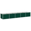 vidaXL Paaugstināta dārza gulta Zaļa 400 x 80 x 55 cm