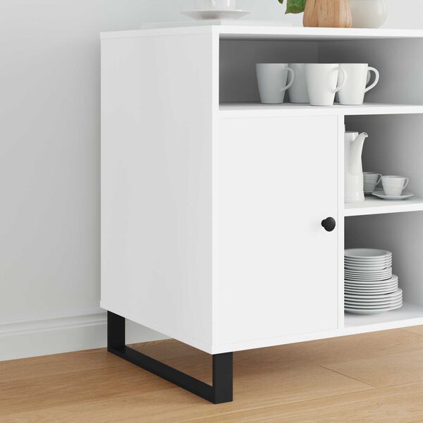 vidaXL Mēbeļu kājas 2 pcs Melna 48,1 x 4 x 10 mm Dzelzs