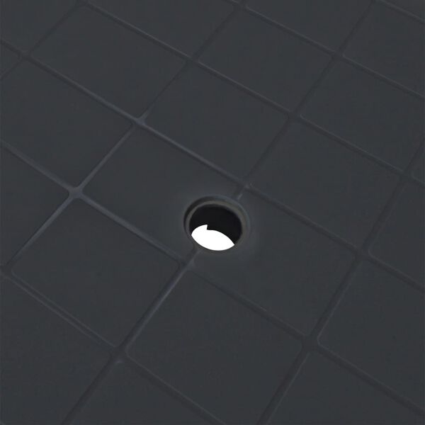 vidaXL dārza galds, 101x68x72 cm, antracītpelēka plastmasa