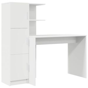 vidaXL Galds Balts 133.5 x 50 x 124 cm 2 gab.