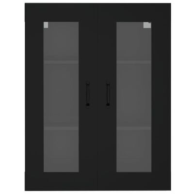 vidaXL piekarams skapītis, melns, 69,5x34x90 cm