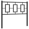 vidaXL rezerves galvgalis, metāls, melns, 100 cm