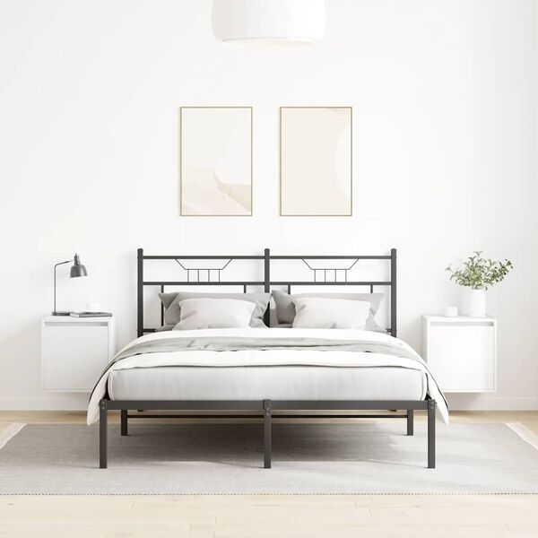 vidaXL sienas naktsskapī&scaron;i, 2 gab., balti, 38x34x40 cm