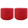 vidaXL Virve 2 pcs Sarkana Kokvilna