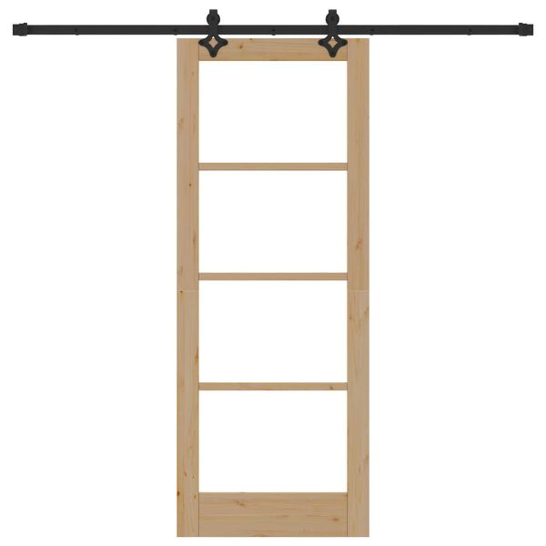 vidaXL Slīdo&scaron;ās durvis Dabiska 78 x 202 cm