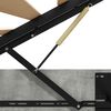 vidaXL Otomāna gultas rāmis ar uzglabā&scaron;anu Betona pelēks 100 x 200 cm