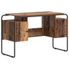 vidaXL Galds ar uzglabā&scaron;anu Ozolkoks 120 x 50.5 x 75.5 cm